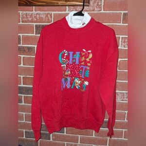 Vintage Gopher red Christmas crewneck sweatshirt